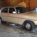 4 SALE ANTIQUE 1976 MECEDES-BENZ 4 DOOR SEDAN SUNROOF,ORIG GOLD COLOR 4 CYLINDER
