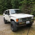 4Runner with removable top.  Less than 10k miles on fully rebuilt 22re.