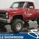 4x4 4wd cool lifted classic vintage bowtie red maroon 84 swb