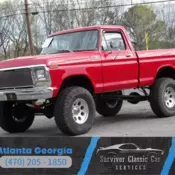 4x4 Short Bed Dentside! V8, lift, 8-hole wheels, All-Terrain tires. Great look!