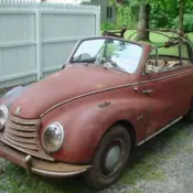 5 Rare DKW (Audi) Vehicles inc. 1953 Cabriolet from Frankfurt Intl. Auto Show!