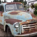 51 GMC 3100, 504 kit, great patina body, S-10 frame Dolphin gauges, gas tank,