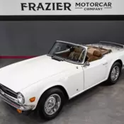 51116 mile OVERDRIVE FACTORY HARD TOP white/tan leather TR6 SOUTHERN CAR