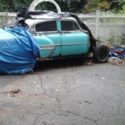 54 bel air 4 door project / parts
