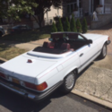 560sl- car in music video