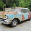 57 Chevy 150 2 Door Post --- Great Project Car --- Solid ----chevrolet bel air