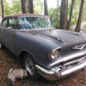 57 CHEVY 210 2 DOOR POST SEDAN project car for gasser race resto rod