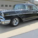 57 Chevy Belair 2 Door Hardtop 283 V8 2 Speed Vintage A/C Beautiful Turn Key Car