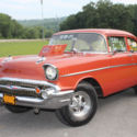 57 CHEVY VINTAGE DRAG CAR GASSER SUPER CHEVY FEATURE MAGAZINE CAR MUSEUM CAR