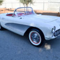 57 Vette, Polo White, Silver Coves, Red Interior, 283/270hp, 4-Speed, 3.70 Rear