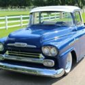 58 Chevrolet Apachie sportside, Hales speed shop build, LS motor,air ride, a/c