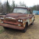 58 Chevy Pickup, needs restoration, did run on gas can, lost interest, 327 v8
