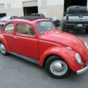 62 1962 vw bug beetle rag top rust free project NO RESERVE