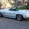 65 CORVETTE LOADED CONVERTIBLE FACTORY AIR WHITE/BLUE/WHITE LEATHER RARE COMBO