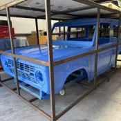 66-77 Ford Bronco New Body, New Sheet Metal, Painted Cavalry Blue