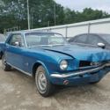 66 Ford Mustang Runs, and Drives. Has front end damage driving after damage