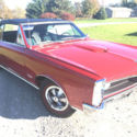 66 pontiac GTO real red car convertible