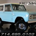 67 Bronco w all new interior 3spd manual, power brakes and dual fuel tanks