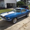 67 mustang fast back. 428 big block. 4 speed  very straight factory disc brakes