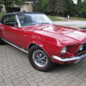 67 MUSTANG GT CONVERTIBLE REAL S CODE 390 4 SPEED  TURN SIGNAL HOOD NO RUST