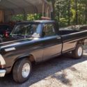 67f100 , Hot Rod black urethane paint, custom build