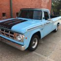 68 DODGE D-100 CUSTOM CAB, BIG WINDOW, CLIFFORD RESEARCH EQUIPPED