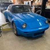 68 porsche 912 Mexico Blue ROLLER NO ENGINE OR TRANSMISSION