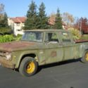 69 1969 DODGE D200 CREW CAB 2 WHEEL DRIVE FORMER US NAVY VEHICLE