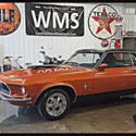 69 Orange Coupe Stang Classic Show Car 2 Dr 302 Small Block V8 Black Auto WMS 70