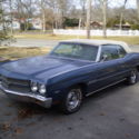 70 Chevelle  convertible     Perfect color combo  Fathom blue w white interior