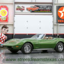 73 Corvette roadster 350 roller alum heads auto Elkhart Green & Tan