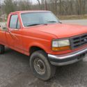 7.3 TURBO DIESEL 5 SPEED MANUAL SHIFT 4X4 REG CAB LIKE NEW TIRES RUNS DRIVES