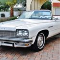 75 buick lesabre convertible Air Conditioning Triple White w/ Red Dash & Carpets