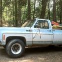75 Chevrolet c-20 3/4 ton pickup truck 4 x4 ugly but runs great