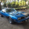 78 Pontiac Firebird Formula W72 Martinique Blue