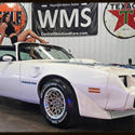 80 White Firebird Trans Am 4.9 Pearl Blue Show Classic Car Snow Flake WMS Auto 1