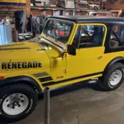 81 Jeep CJ7 4x4 Survivor 6 Cyl 4 Speed Hard Top Nice Wheels & Tires Good & Solid