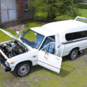 82 Toyota Diesel Hilux Pickup Truck Documented 1-Owner Original W/Canopy NO RUST