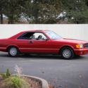 83 500 SEC sport cpe 103k miles Survivor V8 auto sunroof red with gray interior