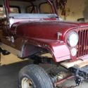 83 Jeep CJ-7, Lifted fIberglass tub project, barn fresh, no motor, NO RESERVE