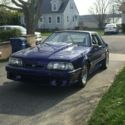 83 Mustang LX notchback drag car  foxbody street strip Twin Turbo Cobra Coupe