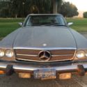 84 Mercedes SL hardtop and soft top included soft top is navy bl Garages CA car