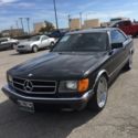 84' Black Mercedes-Benz w/Sunroof