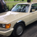 85 Mercedes 500SEC Euro 2 Owner Collector, Excellent Cond Cream/Palomino 560 SEC