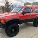 85 pickup, 4wd 5 speed 22re engine.