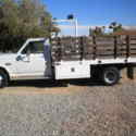 88 FORD F350 7.3 NAVISTAR DIESEL 5 SPEED w G.V UNDER/OVERDRIVE FLATBED LOW MI.