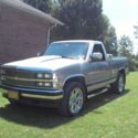 90 chevy silverado 4x4  custom style great cond.