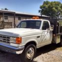 90 Ford F350 flatbed dump truck