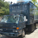 91 ISUZU CUBE  NAVYBLUE MOBILE VIDEO DISPLAY TRUCK