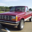 92 Ford Ranger XLT 4x4 2.9 v6 5spd push button automatic hubs 7' bed burgundy